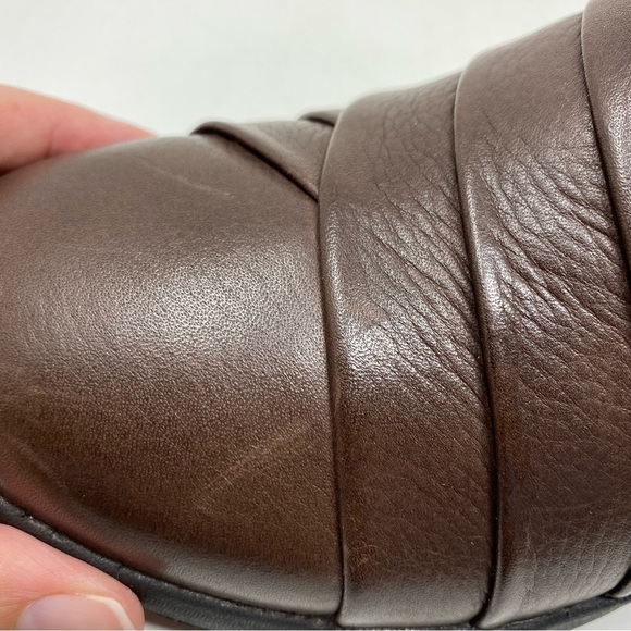 Clarks Un.Adorn loop dark brown leather shoes - Picture 2 of 10